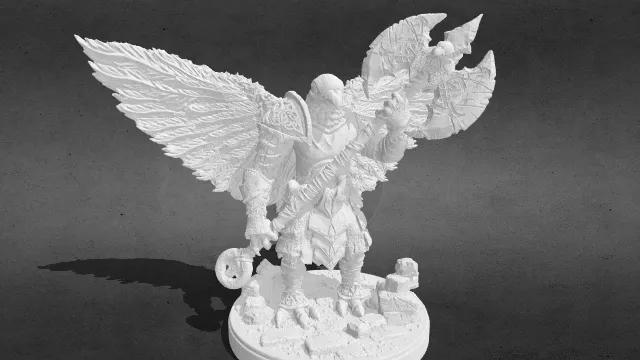 持斧鸽子战士stl.stl