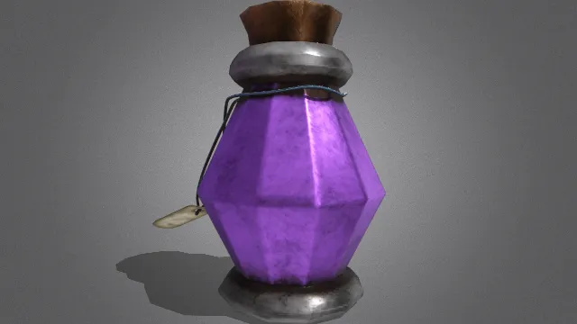 药剂瓶木楔封口带有小标签