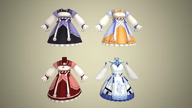 国风洛丽塔  甜美风  分层裙摆  新中式