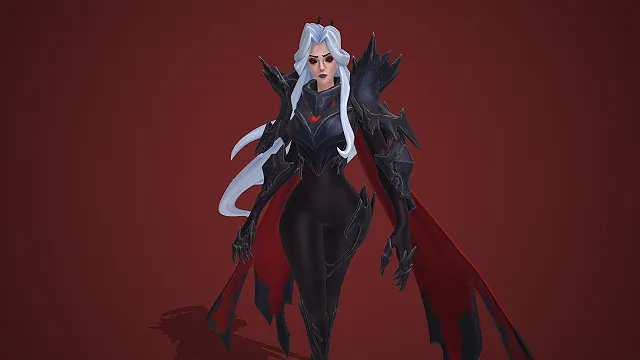 白发冷艳  神秘气质  暗黑系  哥特风女性角色