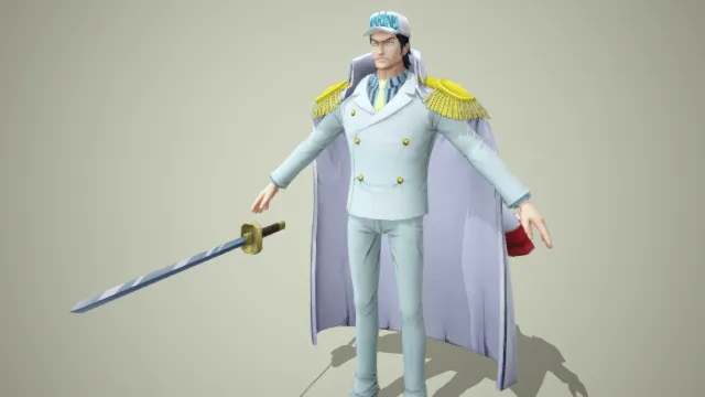 海贼王  海军  动漫角色  长刀  披风