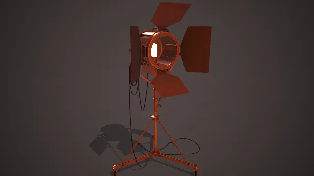 LED或白炽灯泡光源的立式聚光灯