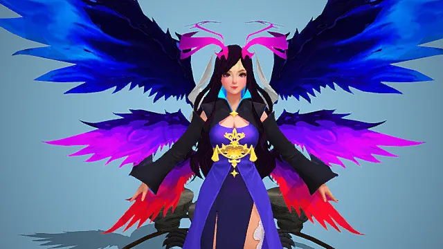 蒙斯托·路西法(V1.0)  美女人物模型 带骨骼绑定 