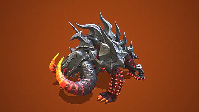 炎角魔犀  暗黑怪物  怪兽  巨兽  怪物模型  游戏模型