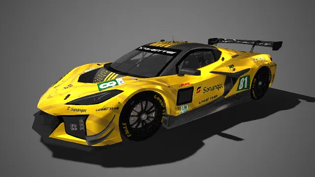 科尔维特  耐力赛  赛车  大尺寸尾翼  体育竞技  专业赛道