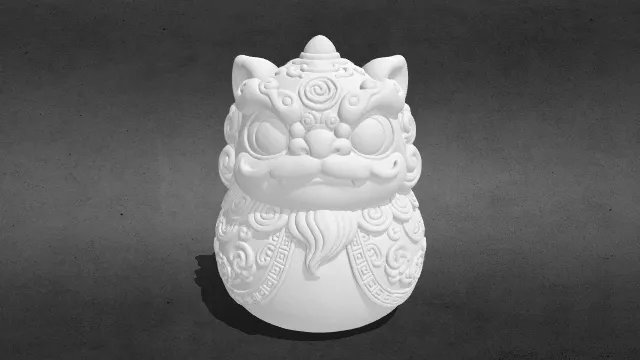 瑞兽抱福01 stl.stl