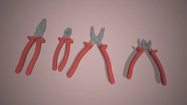 钳子套装  五金工具  多类型钳口  电工维修  耐用防锈