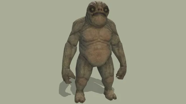 人形的怪物角色怪兽模型