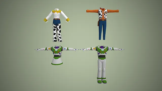 玩具总动员主题  牛仔风  胡迪马甲  童趣卡通  巴斯光年宇航服