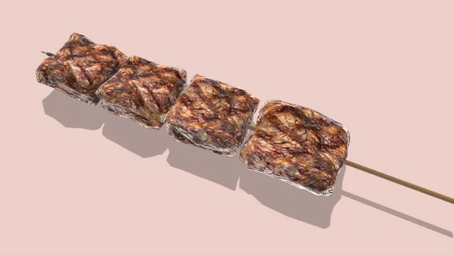 一根肉串食物烧烤