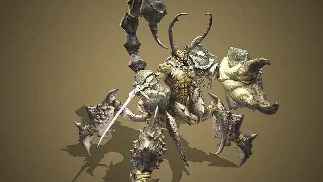 魔骸蝎角巨兽  怪物设计  怪物模型  蝎形怪物  游戏模型  蝎形 BOSS