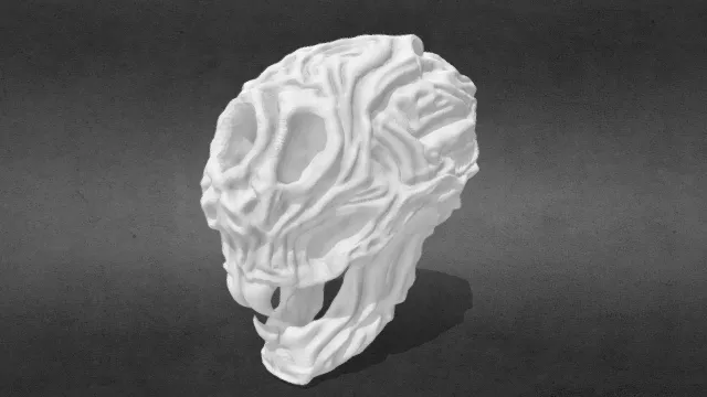 外星人头骨装饰品