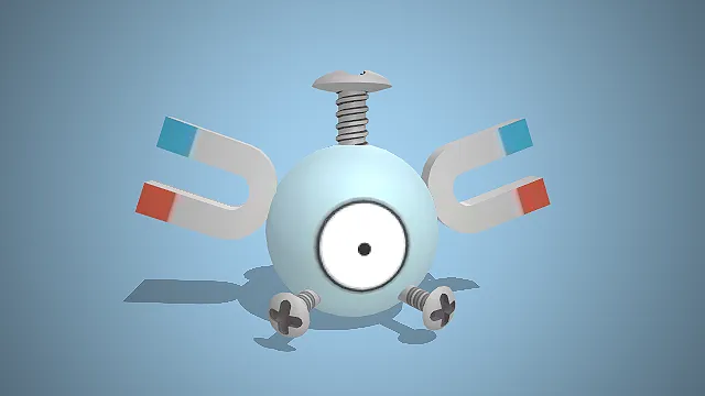 三合一磁怪  宝可梦  电钢属性  磁铁造型