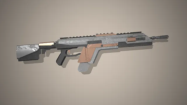 科幻步枪  未来枪械  科幻武器  战术导轨