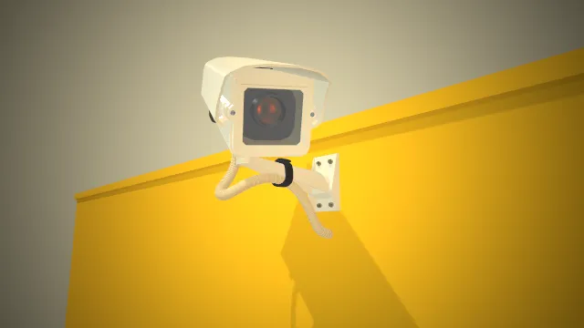 监控摄像头的3D模型