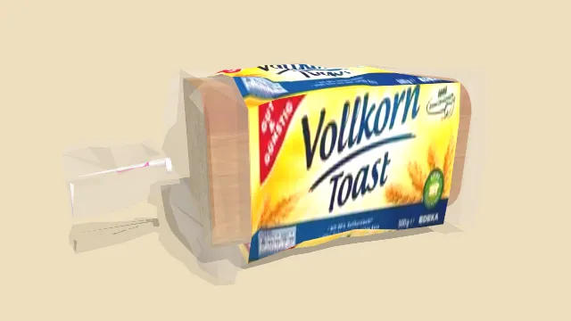 透明包装中的全麦吐司面包食物