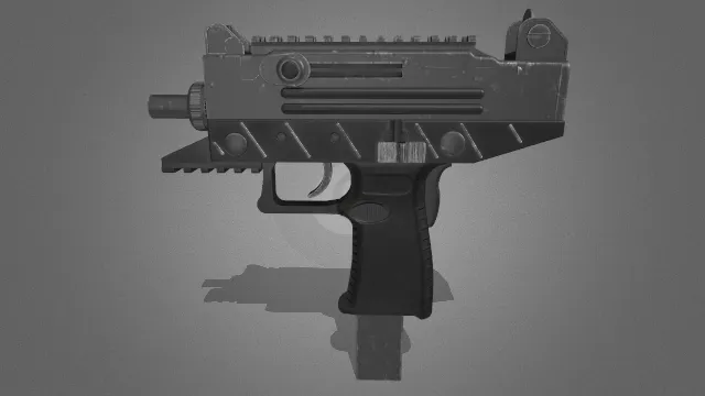 军事装备武器手枪小型机关枪