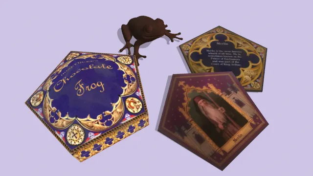 哈利波特巧克力青蛙卡片零食