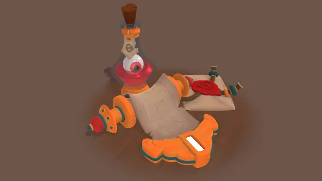 炼金术物品模型道具摆件