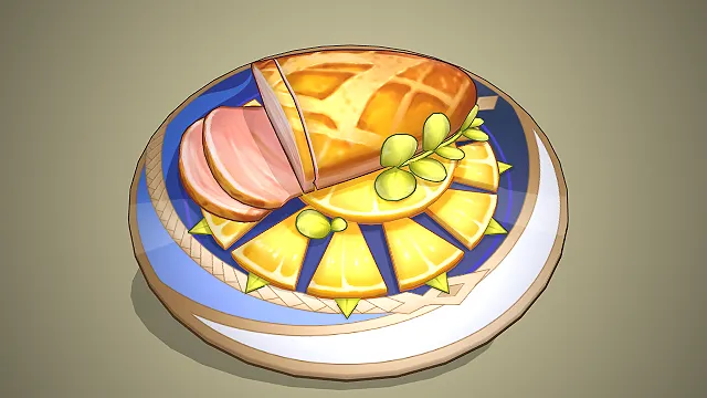 卡通烤肉类  恢复类食物  精致料理  食物模型