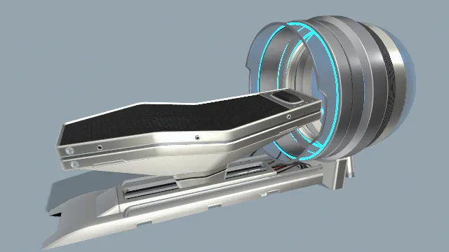 一张实验室三维扫描仪的3D模型