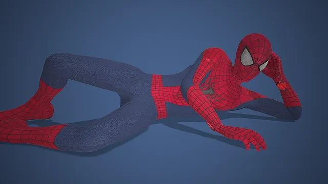 漫威蜘蛛侠  紧身制服  布料纹理  超级英雄