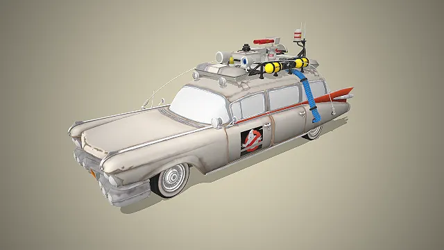 《捉鬼敢死队》专属捉鬼战车3D载具模型