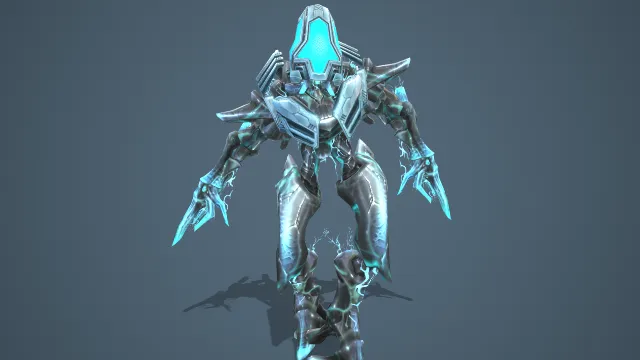 生物首领机器人角色动画