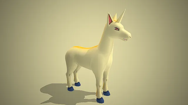 烈焰马  宝可梦  卡通形象  四足马型  优雅姿态