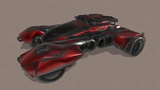 隐形坦克破旧汽车交通工具模型