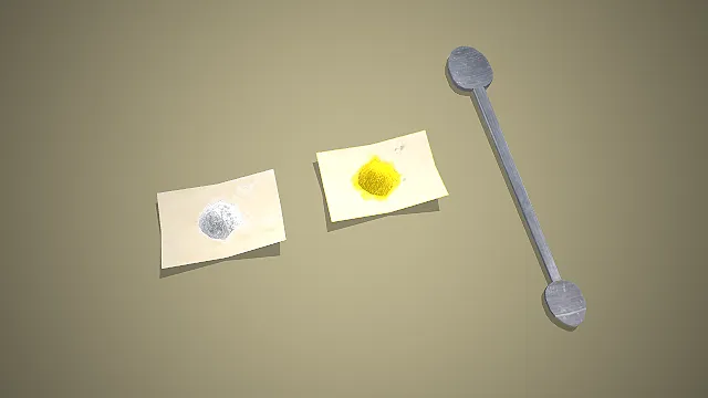 实验室称量纸  化学实验模型  做旧金属质感  实验室耗材