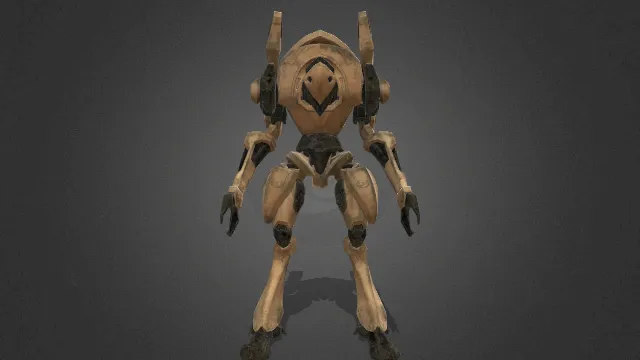 潜伏者机器人游戏角色模型动画
