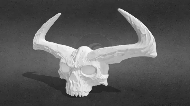 魔王苏尔特尔头骨stl.stl