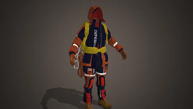 极地探险冲锋套装模型