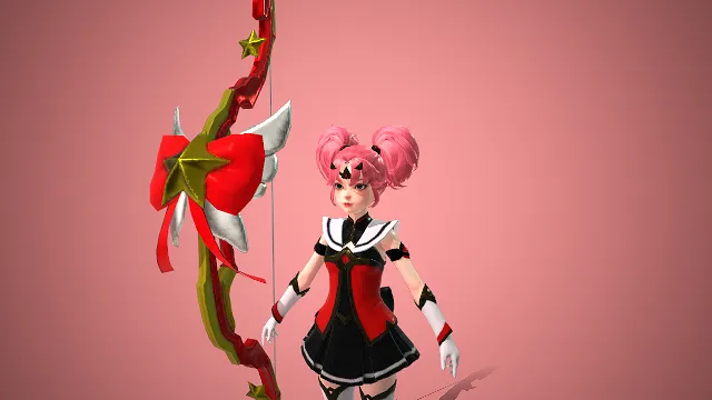 水手服  魔法少女  粉发双马尾  梦幻感  甜美  二次元萌系