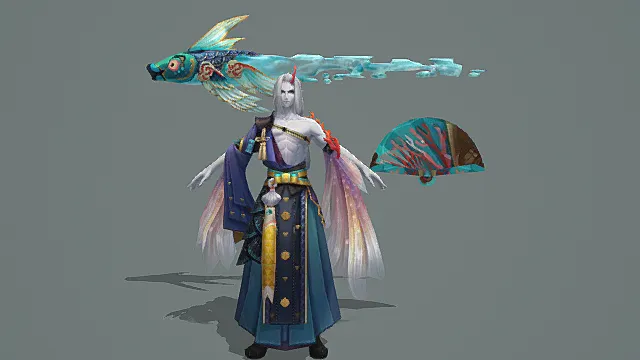 《阴阳师》荒川之主-怒涛沧海 角色模型