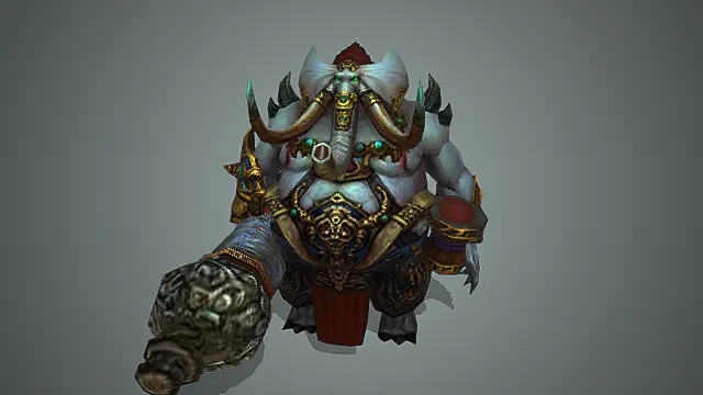 妖界蛮象圣坛圣甲巨象战王模型