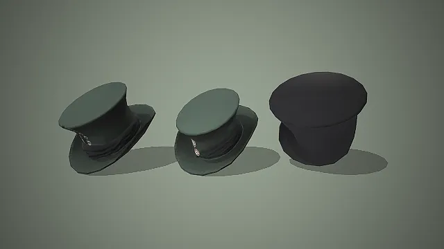 高顶礼帽  配饰道具  简约款式  黑色礼帽