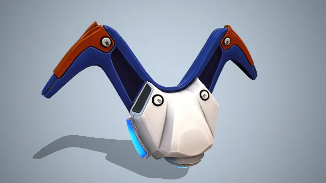 机械  飞行器  蓝色  机器  模型