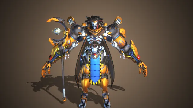 守望先锋2 拉玛刹 皮肤 建筑工程 高精度+贴图