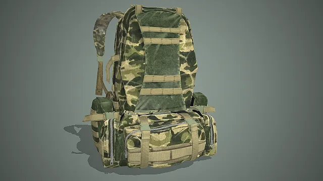 战术迷彩背包  户外军风  背负系统  野外生存