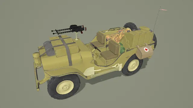 3D卡通风格军用车辆模型，创意设计（3D车辆、卡通风格、军事硬朗风，车辆设计主题）