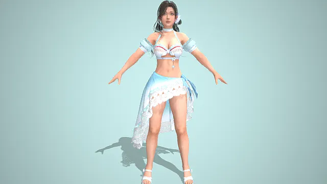 小百合丹斯 人物角色3D模型