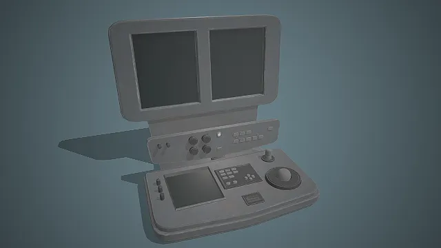 科幻控制台  操作面板  科幻道具  机械组件