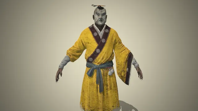 黑神话  执杖道士  角色  游戏建模  妖怪