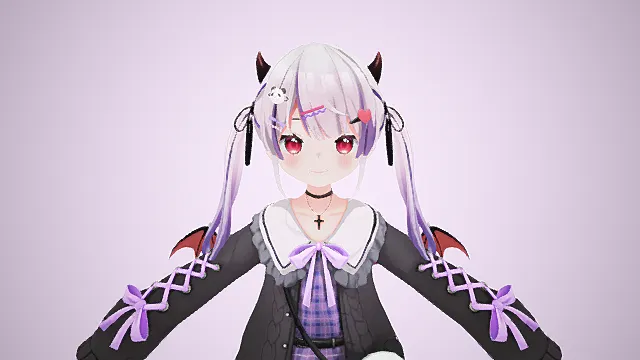 日本动漫的3D动漫角色女孩