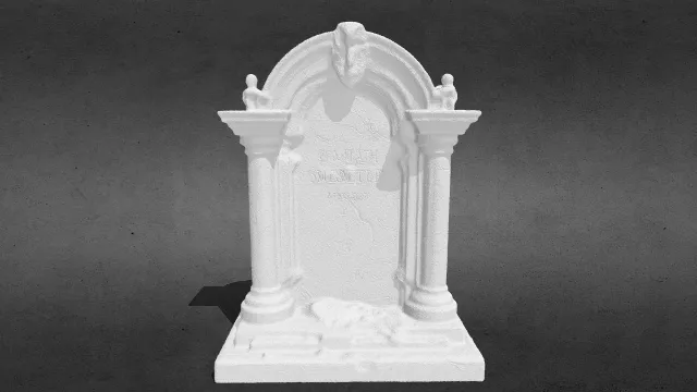 DND桌面战争游戏墓碑_obj.obj