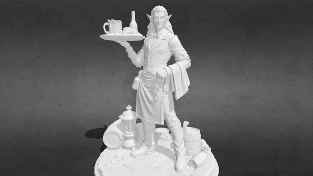 精灵斟酒官“阿达玛”stl.stl