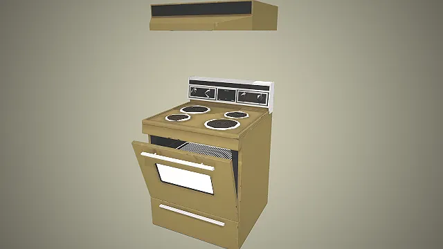 复古一体式炉灶  电陶炉面板  抽屉式储物  厨房家电