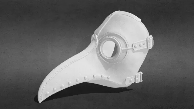 瘟疫医生面具stl.stl